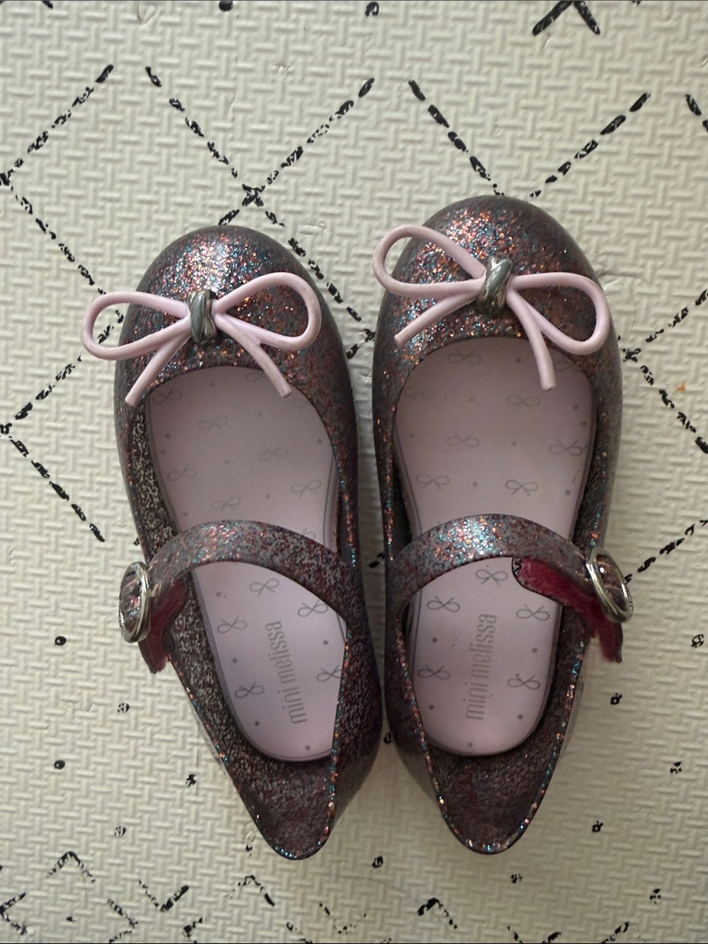 Girls mini melissa ballet flats size 9